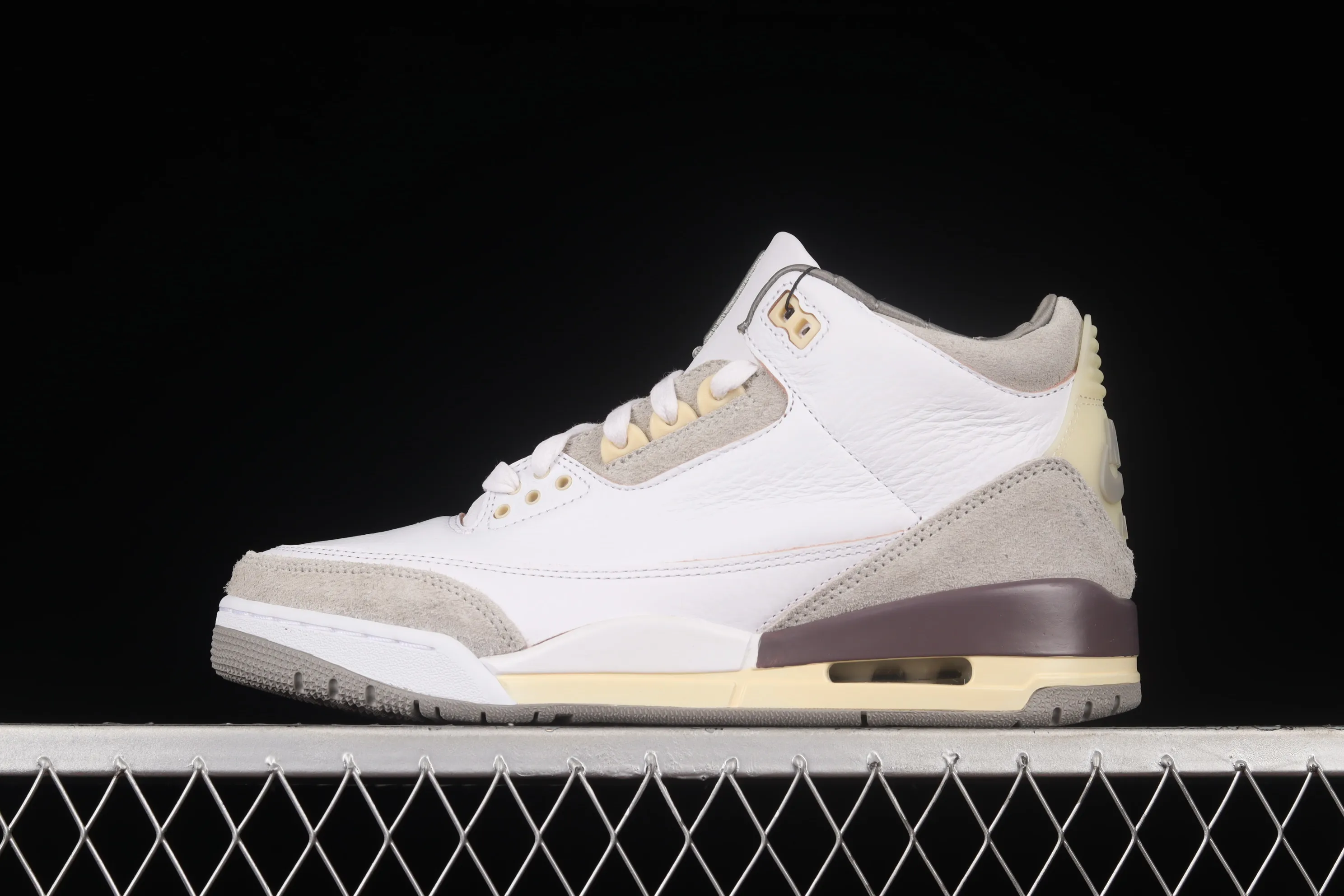 All categories Air Jordan Jordan series basketball shoes Air Jordan 3 foreign trade version Air Jordan 3 Retro SP "Medium Grey" AJ3 Joe 3 meters white gray burst pattern DH3434-110